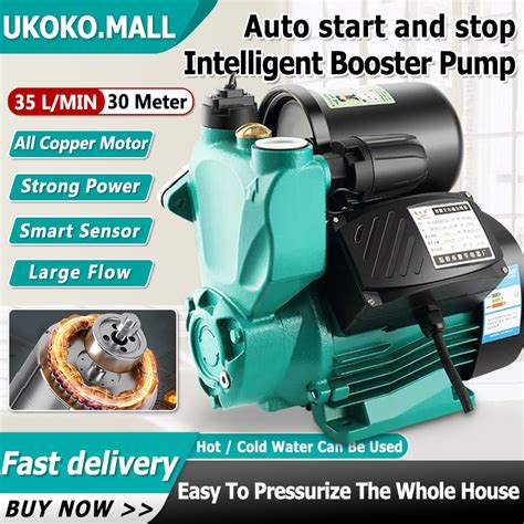 Automatic Self Priming Peripheral Water Pump 35L Min Home Water Booster