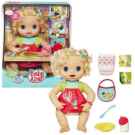 Baby Alive My Baby Alive Blonde Doll Hasbro Baby Alive Dolls At