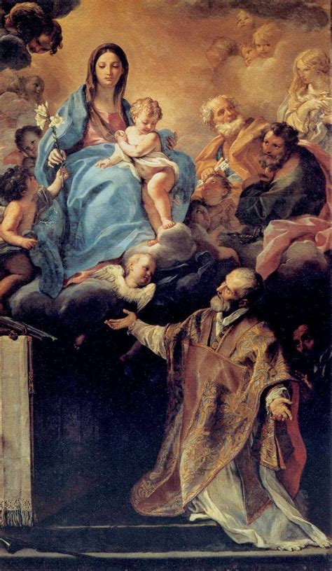 Art Reproductions The Virgin Appearing To St Philip Neri By Carlo