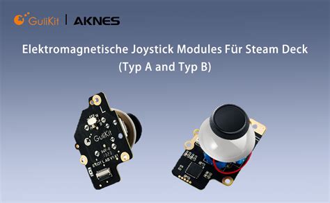 AKNES GuliKit Elektromagnetisches Joystick Modul für für Steam Deck