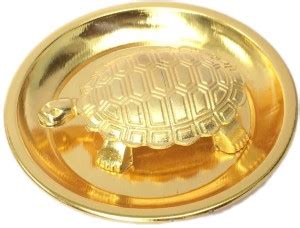 VALUE CRAFTS Vastu Feng Shui Metal Turtle Tortoise Plate For Good Luck