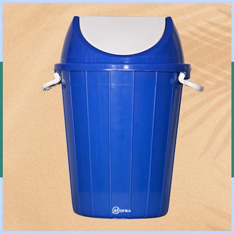 Mofna Plastic Swing Type Dustbin Waste Bin Plastic Garbage Bin