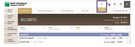 Relev S De Comptes En Ligne Bnp Paribas