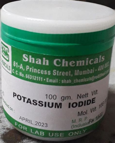 Potassium Iodide Powder For Pharmaceutical Industry At Best Price In