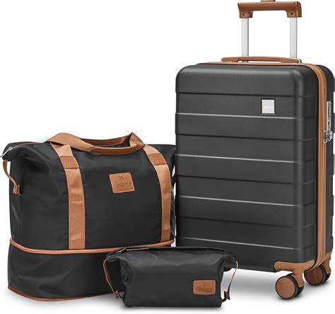 Imiomo Carry On Luggage In Carry On Suitcase With Spinner Wheels