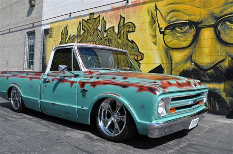 Super Bad Bagged Patina Shop Truck Complete Frame Off Restored