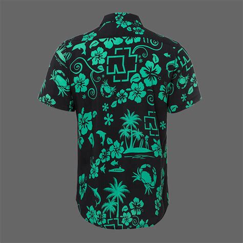 Hawaii Button Down Shirt Mein Land” Rammsteincollectionnl