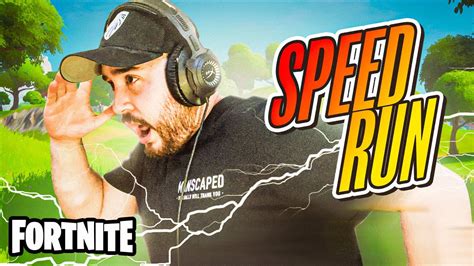 Epic Fortnite Speed Run Youtube