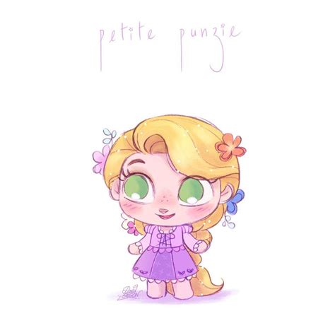 Rapunzelthe Art Of David Gilson Dessin Kawaii Princesse Disney