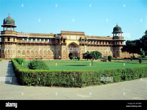 Jahangiri Mahal Agra Fort Rajasthan India Stock Photo Alamy