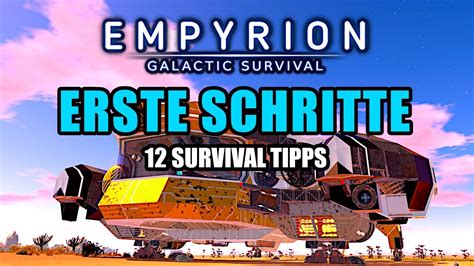 ERSTE SCHRITTE 12 TIPPS FÜR ANFÄNGER STARTER GUIDE in Empyrion