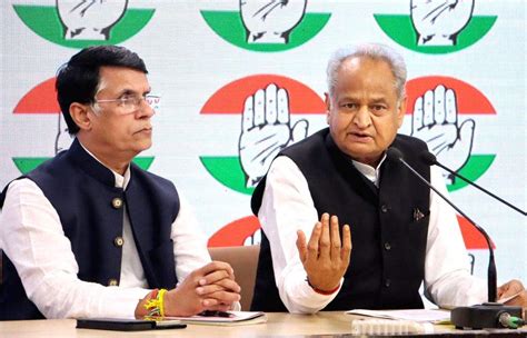 New Delhi Rajasthan CM Ashok Gehlot Addresses A Press Conference