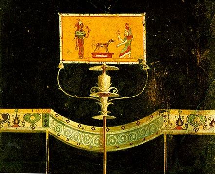 Detail Of The Third Style Wall Painting From The Painting Of Agrippa