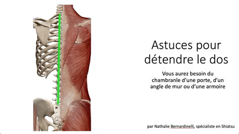 Astuce Comment D Nouer Des Tensions Du Dos Quand On Est Tout Seul