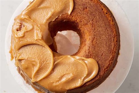 Caramel Frosted Pound Cake Recipe