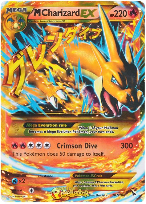 M Charizard Ex Xy Flashfire Pokemon Card