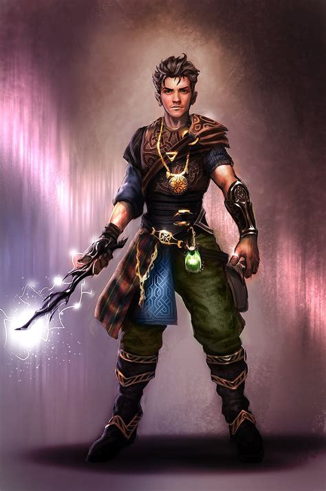 Ciredesign Sorcery Concept Art Finn The Sorcerer Fantasy Character