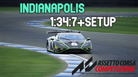 Indianapolis Hotlap Setup Lamborghini Huracán GT3 EVO2 I 1 34 764 I