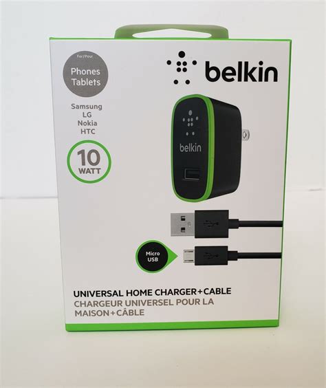 Belkin Universal Home Charger With Micro Usb Cable Watt For