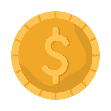 dollar coin design 21387984 Vector Art at Vecteezy