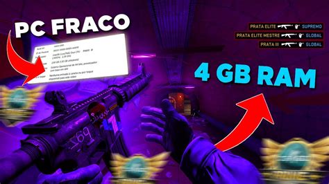 COMO RODA CS GO EM PC FRACO COMO FAZER LIVES AO VIVO YouTube