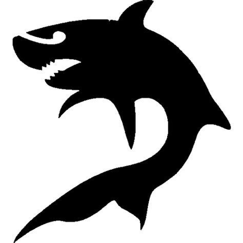 Shark Stencil - ClipArt Best