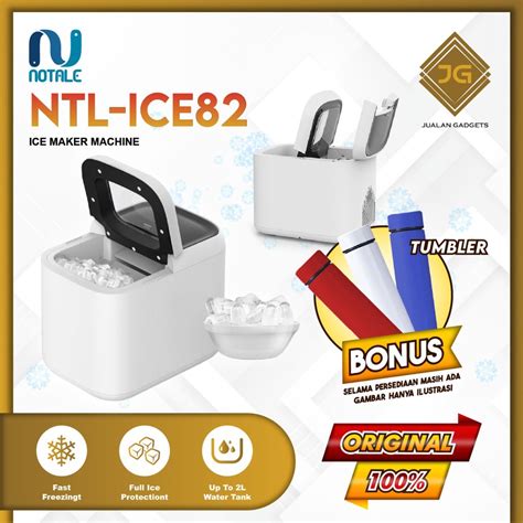 Jual Notale Ice Maker Mesin Pembuat ES Batu NTL ICE82 Garansi Resmi