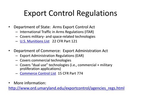 Ppt Us Export Controls Sanctions And Restricted Parties Powerpoint