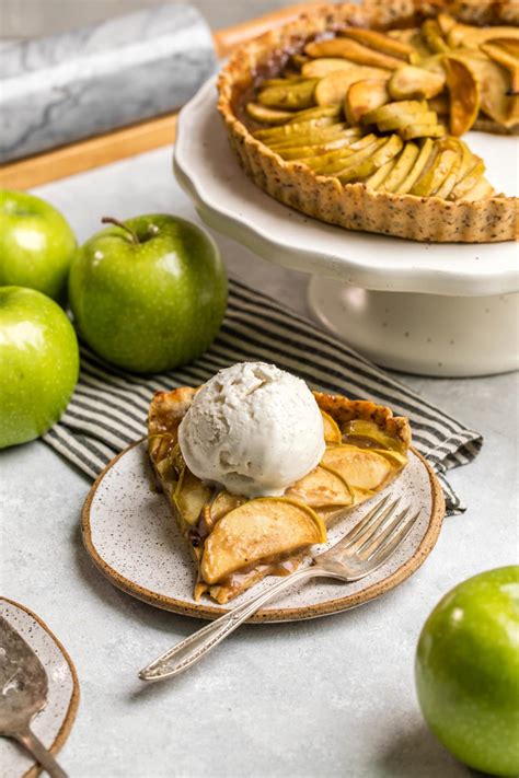 Salted Caramel Apple Tart Vegan Gluten Free From My Bowl