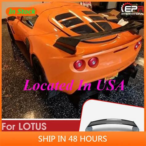 For LOTUS Elise Exige S2 EXG Type Carbon Fiber FRP Rear Spoiler Wing