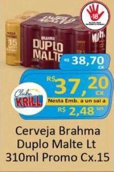 Cerveja Brahma Duplo Malte Lt Ml Promo Cx Oferta Na Rede Krill