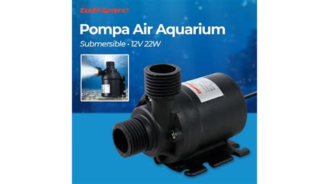 Taffware Pompa Air Aquarium Ikan Submersible Pump V W V M