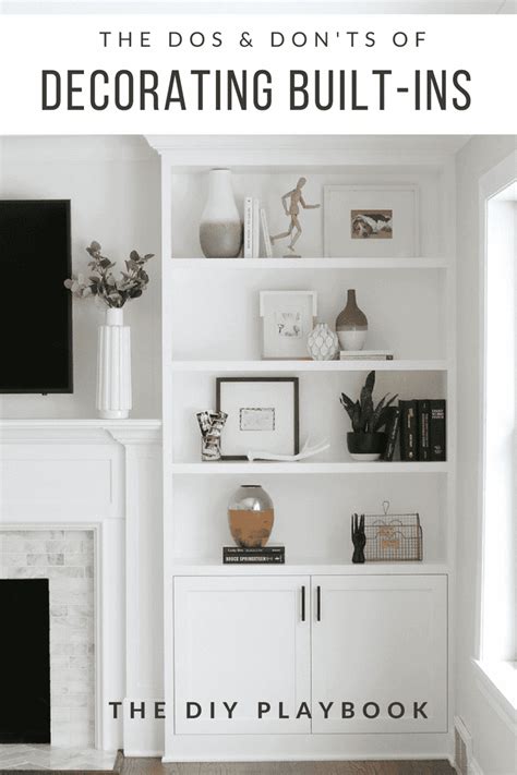 The Dos and Don'ts of Decorating Built-In Shelves | The DIY Playbook