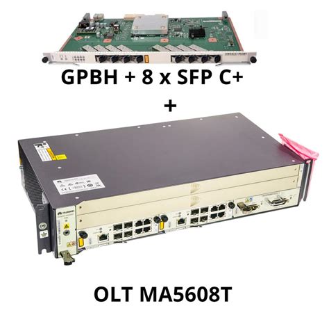 Huawei MA5608T OLT Terminal With 8 Port GPON Board H807GPBH C Modules