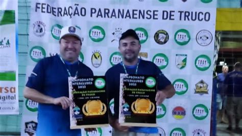 Dupla De Guarapuava Vence Etapa Do Paranaense De Truco