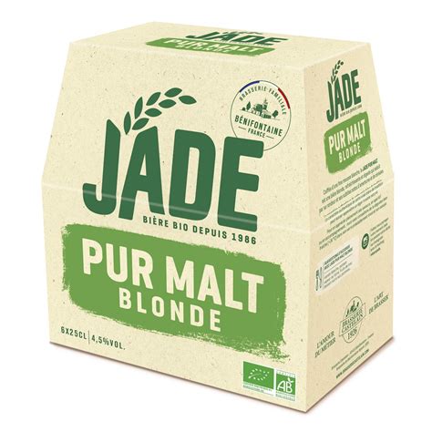 Jade Bi Re Blonde Bio Bouteilles X Cl Pas Cher Auchan Fr