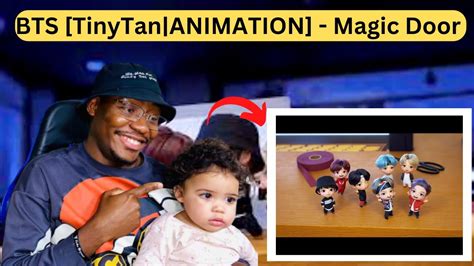 BRI REACTS BTS TinyTAN L ANIMATION Magic Door YouTube