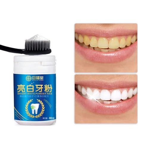 80ML Teeth Beauty Natural Pearl Tooth Brushing Powder Physical Teeth