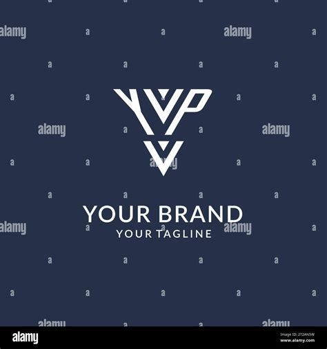 Yp Triangle Monogram Logo Design Ideas Creative Initial Letter Logo