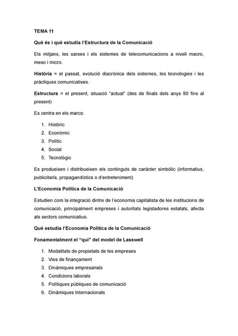 Apuntes examen 2 cuatrimestre TEMA 11 Què és i què estudia l