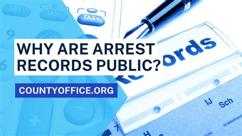 Why Are Arrest Records Public Countyoffice Org Youtube