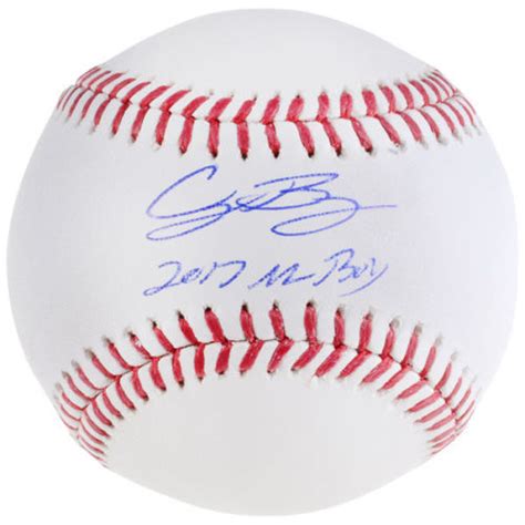 Cody Bellinger Signed Baseball Inscribed Nl Roy Fanatics