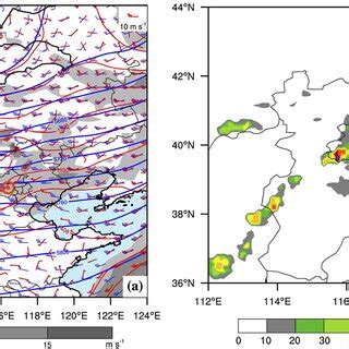 A Horizontal Distributions Of The 500 HPa Blue Solid Lines Gpm