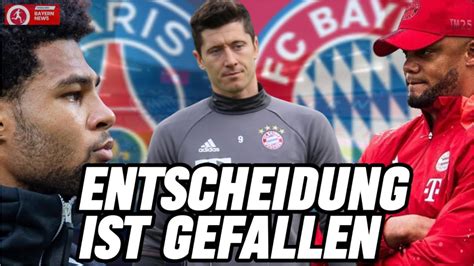 FC BAYERN Jagd PSG JUWEL Goretzka Entscheidung LEWANDOWSKI PACKT AUS