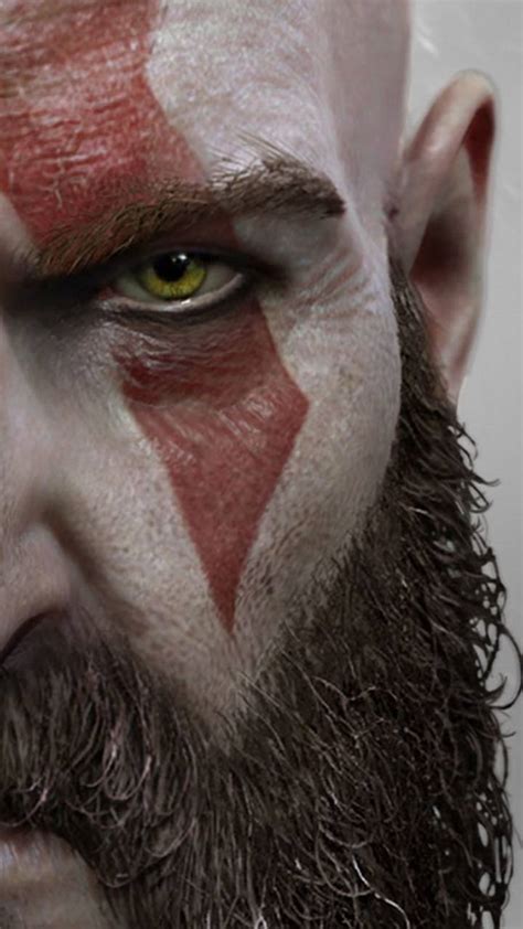 Kratos Face Wallpaper