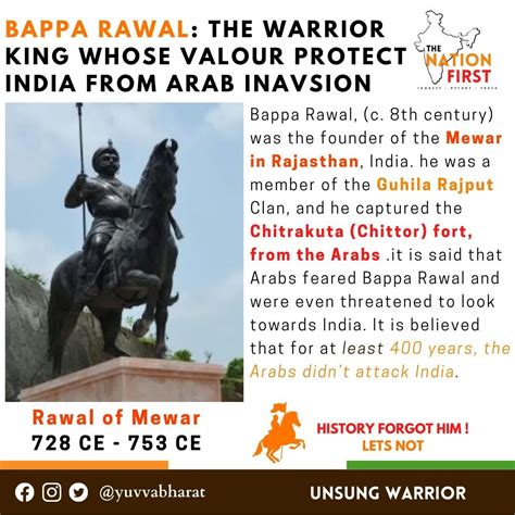 Warrior King Bappa Rawal and Arab invasion | Tangleminds