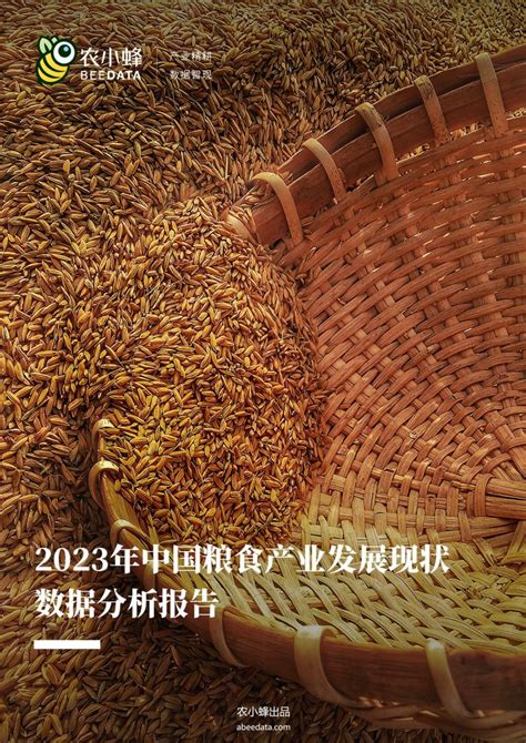 《农小蜂：2023年中国粮食产业发展现状数据分析报告》 农小蜂