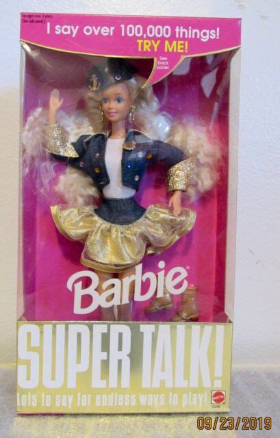 Super Talk Barbie 1994 NRFB She Still Talks 12290 EBay