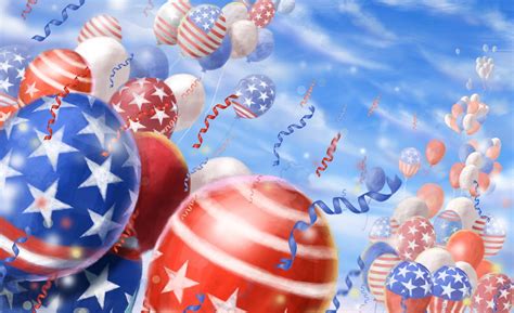 Day Low Angle View Backgrounds Balloons Flag Balloon P