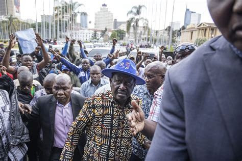 Raila Odinga Rejects Kenya Presidential Election Result Vows To